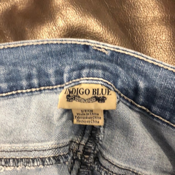 Indigo Blue Denim - Maternity Jeans